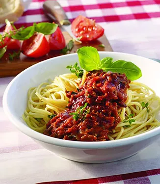 Bolognesekastike à la Kikkoman