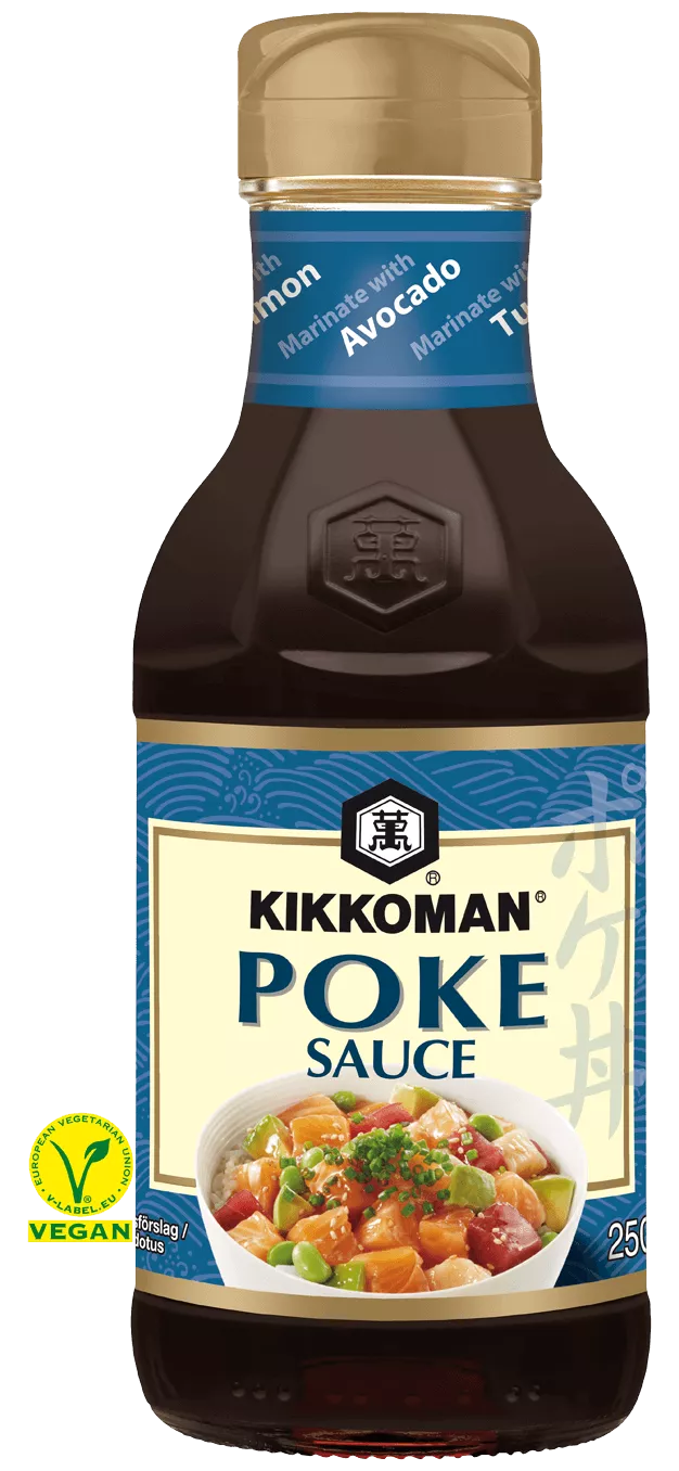 Kikkoman Soijakastike- Ja Seesamiöljy -Pohjainen Kastike Poke-Kulhoa Varten 250 ml pullo