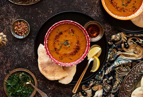 Turkkilainen linssi-porkkanakeitto