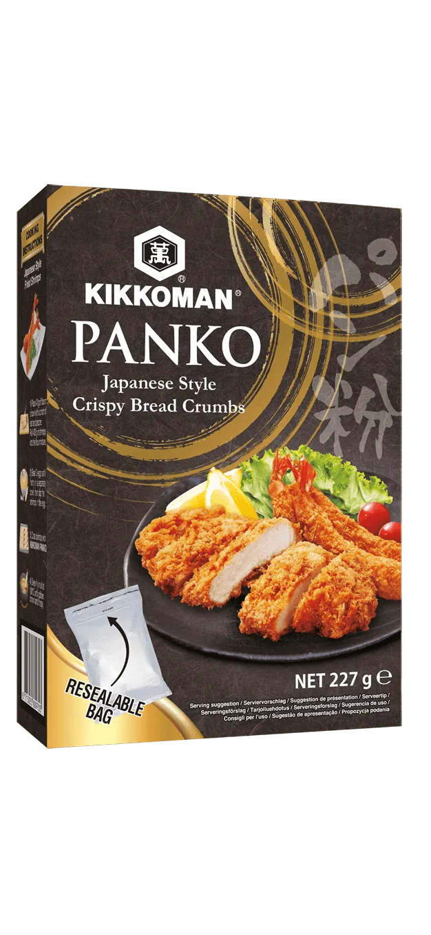 Kikkoman panko – japanilaistyylinen rapea korppujauho 227 g:n pakkaus