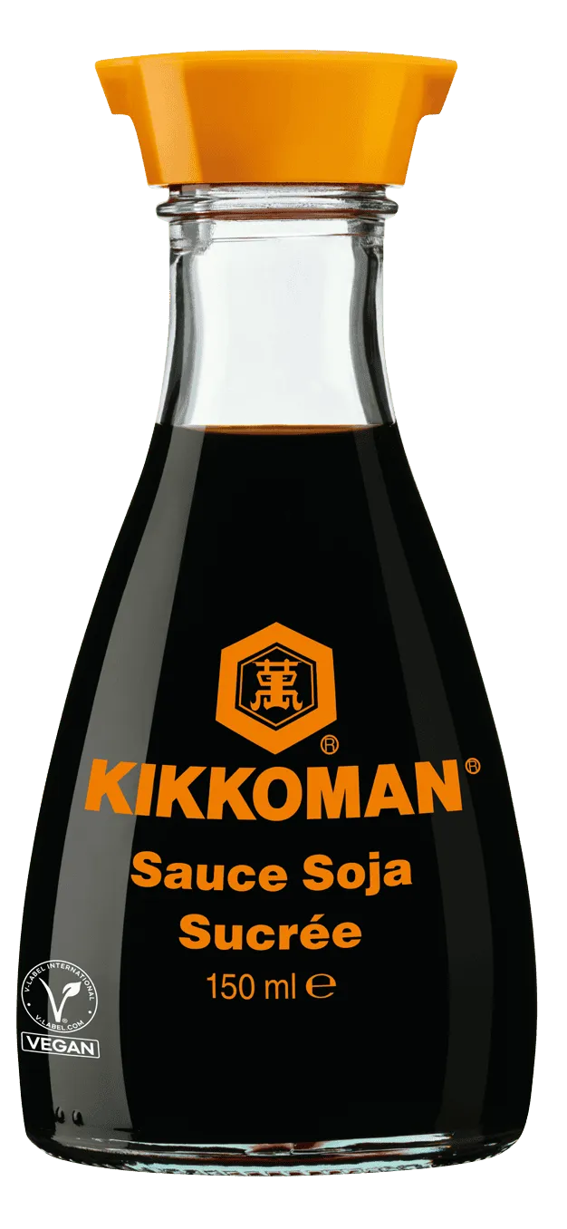 Kikkoman kastike riisille - makea 150 ml annostelupullo