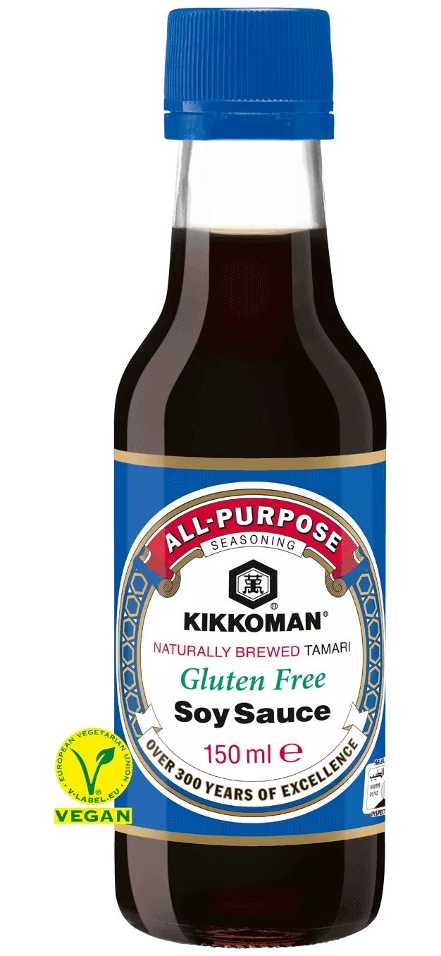 Kikkoman luonnollisesti valmistettu Tamari Gluteeniton soijakastike 150 ml pullo