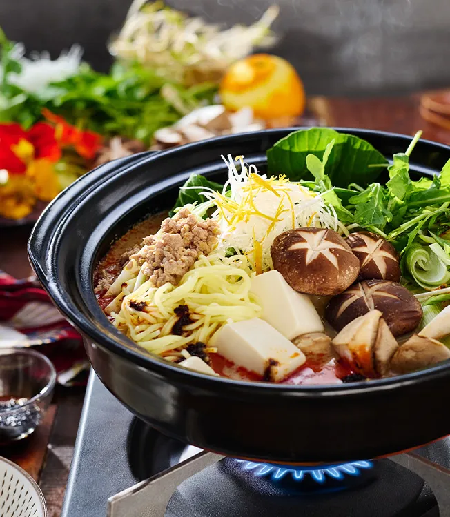 Dandan-tyylinen hot pot soijamaidosta
