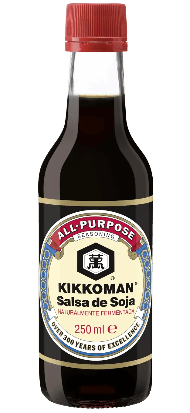 Kikkoman Salsa de Soja naturalmente fermentada Botella de 250 ml Kikkoman Salsa de Soja naturalmente fermentada Botella de 250 ml