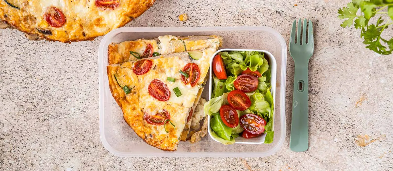 Kalkkuna-kasvisfrittata