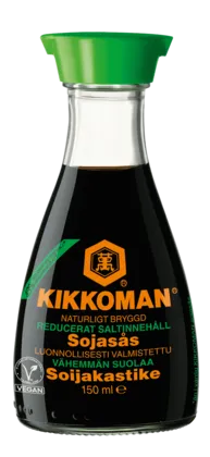 Kikkoman luonnollisesti valmistettu vähemmän suolaa sisältävä soijakastike