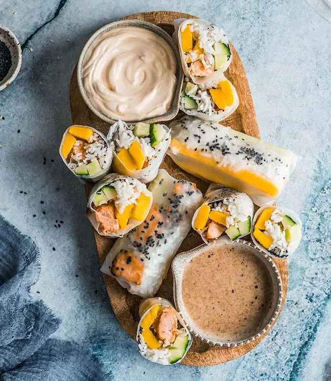 Lohi-mangokesärullat