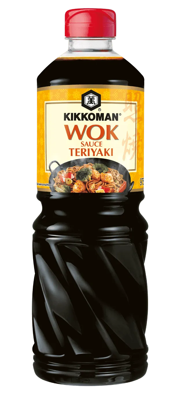 Kikkoman wokkikastike - teriyaki 975 ml PET-pullo