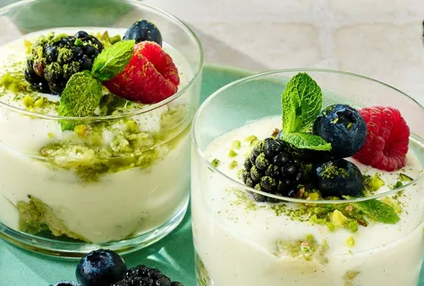 Vegaaninen matcha-tiramisu